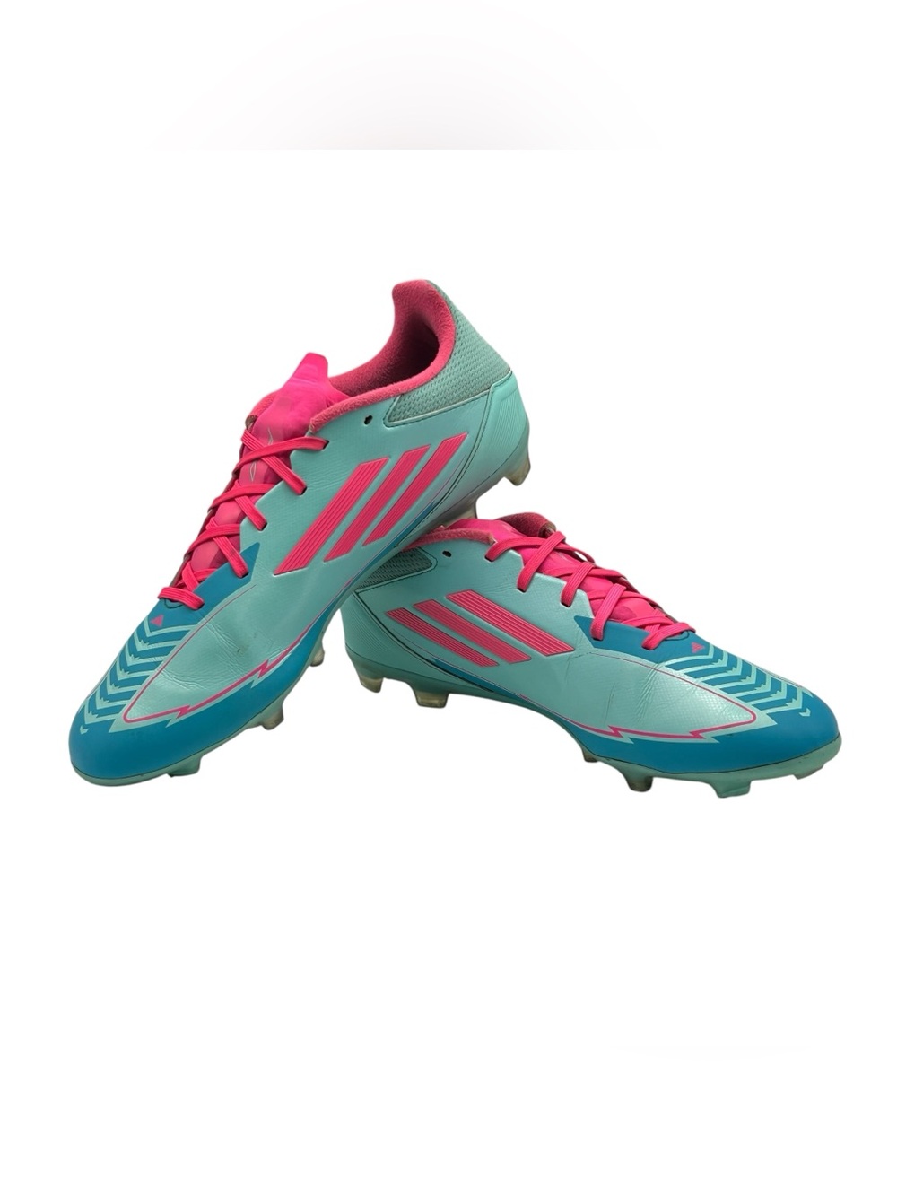 Adidas Messi F50 League Aqua Mens Size 10 Soccer Cleats IH0928 - Picture 3 of 12